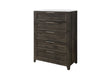 Mariah - 5 Piece Queen Bedroom Set (Bed, Dresser & Mirror, Nightstand, Chest) - Dark Brown - alternate view 4