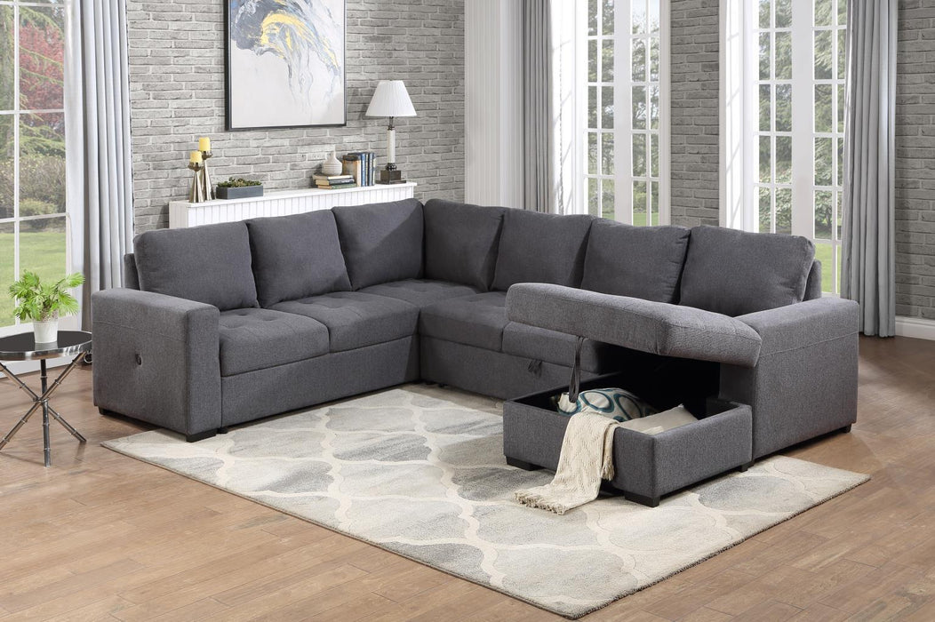 U277 - 3 Piece Sectional - Gray - alternate view 2