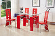 D309 - Chairs (Set of 4) - Red