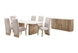 D12 - 5 Piece Dining Room Set (Dining Table And 4 Dining Chairs) - Natural - alternate view 3