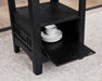 D151 - Counter Height Extension Table Wire Brush - Black - alternate view 3