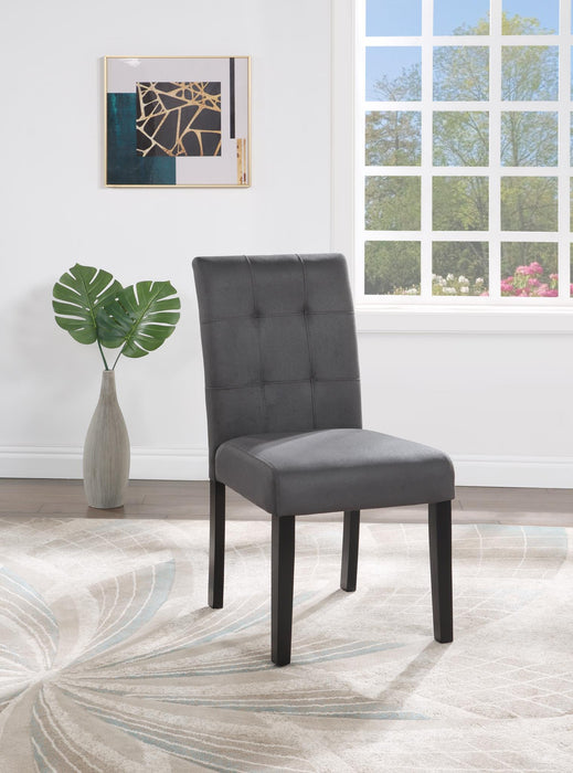 D200 - 5 Piece Dining Room Set (Dining Table, 4 Chairs) - Gray - alternate view 3