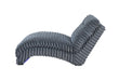 Dominic - Chaise With LED And USB - Gray - alternate view 4