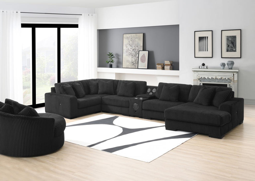 U242 - Ottoman - Black - alternate view 4