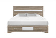 Seville - King Bed - Brown / Natural
