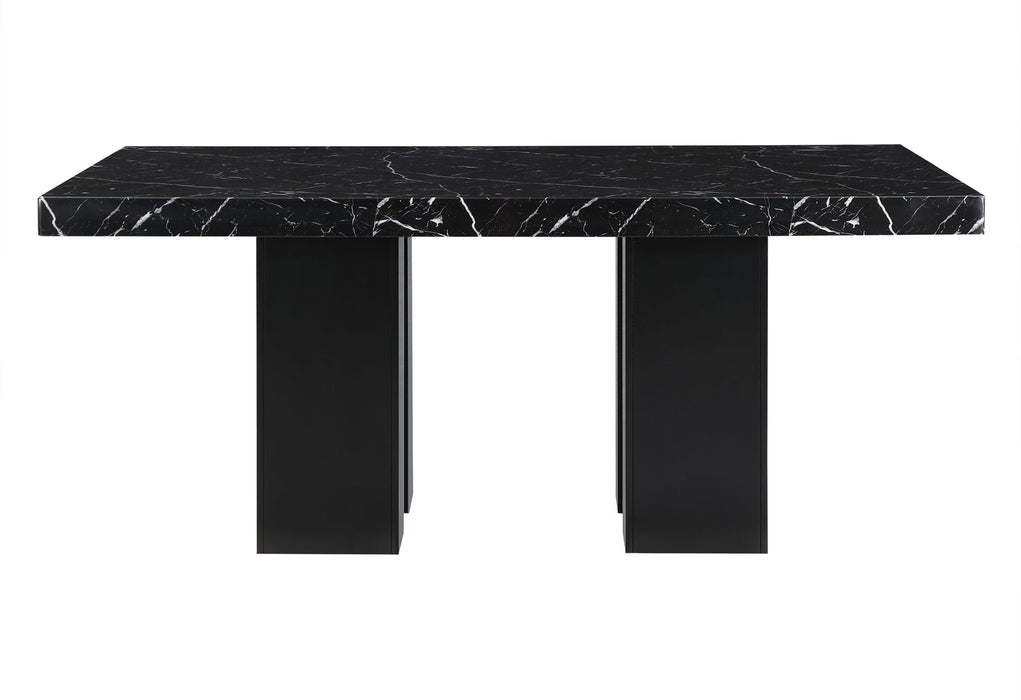 D03 - 5 Piece Dining Room Set (Dining Table And 4 Dining Chairs) - Black - alternate view 3