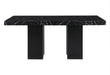 D03 - 5 Piece Dining Room Set (Dining Table And 4 Dining Chairs) - Black - alternate view 3