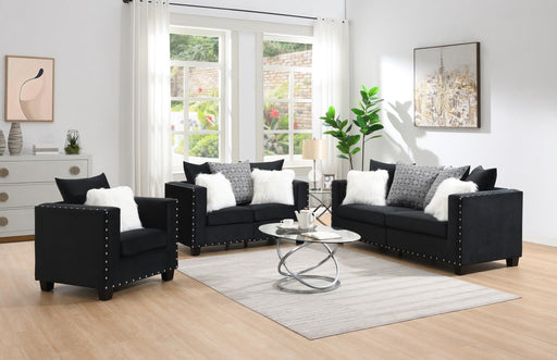 U516 - Loveseat - Black - alternate view 2