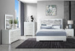 Naomi - King Bed With LED - Silver - alternate view 2