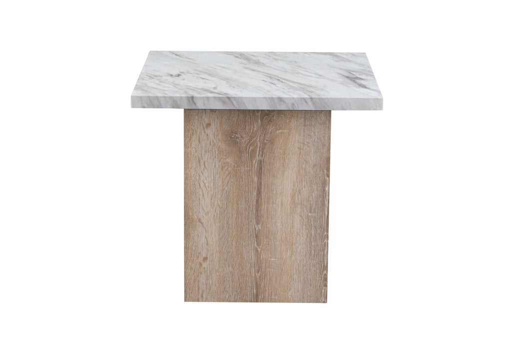T02 - End Table - Natural / White - alternate view 3