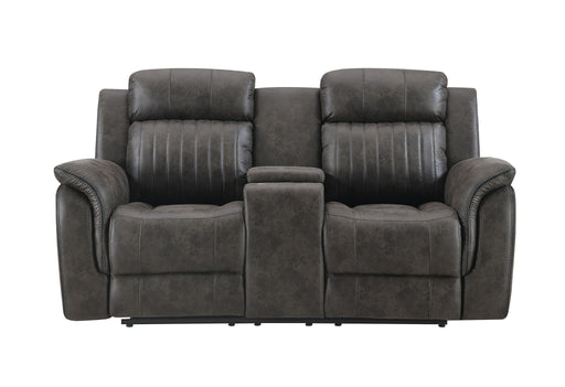 U8517 - Console Reclining Loveseat - Gray