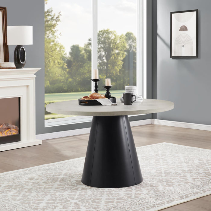 D178 - 5 Piece Dining Room Set (Table, 4 Side Chairs) - Black Ivory - alternate view 3
