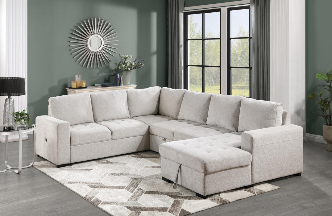 U278 - 3 Piece Sectional - Linen - alternate view 3