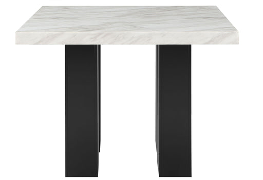 D04 - 5 Piece Dining Room Set (Bar Table And Four Bar Stools) - Black / White - alternate view 2