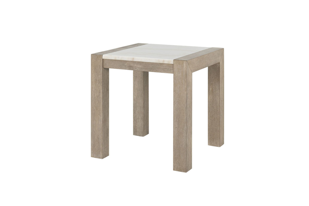 T1321 - End Table - Natural / White - alternate view 3