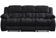 U250 - Reclining Sofa / Console Reclining Loveseat - Ebony - alternate view 3