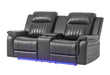 U8879 - 3 Piece Living Room Set (Sofa, Loveseat, Chair) - Charcoal - alternate view 2
