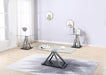 T285 - Chrome Table Set (Set of 3) - Pearl Silver
