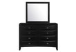 Linda - 5 Piece Queen Bedroom Set - Black - alternate view 3