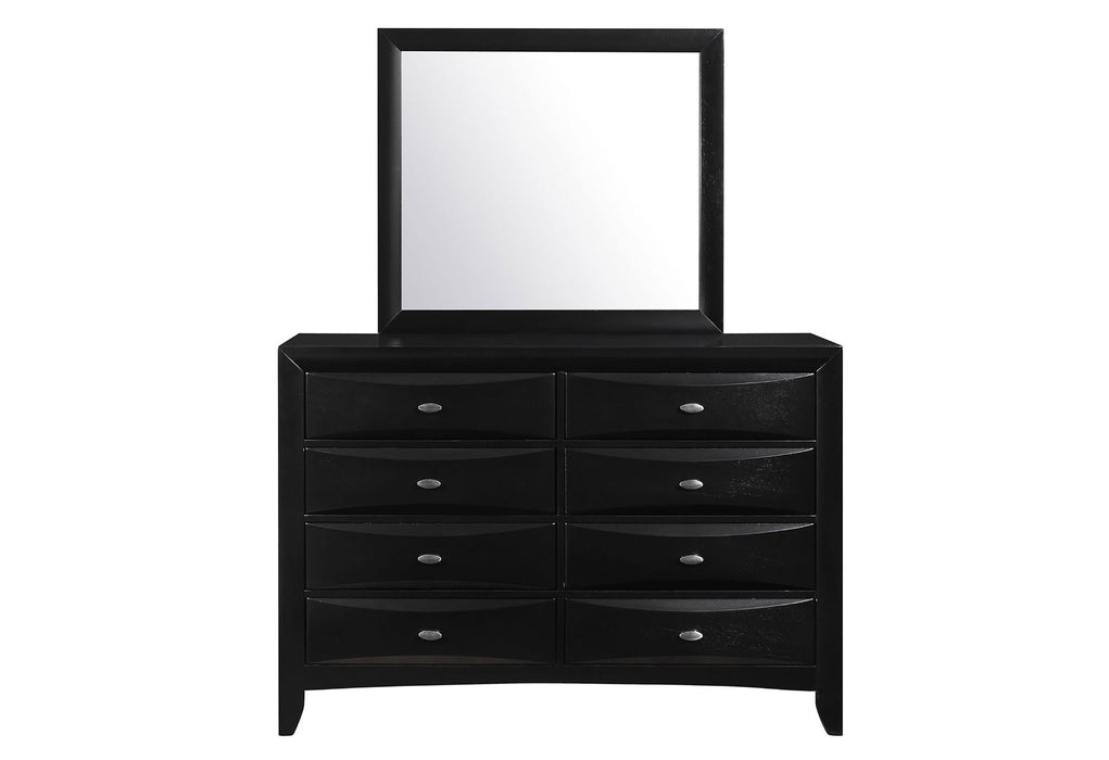 Linda - 5 Piece King Bedroom Set - Black - alternate view 3