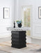 D141 - Round Counter Height Table - White / Black