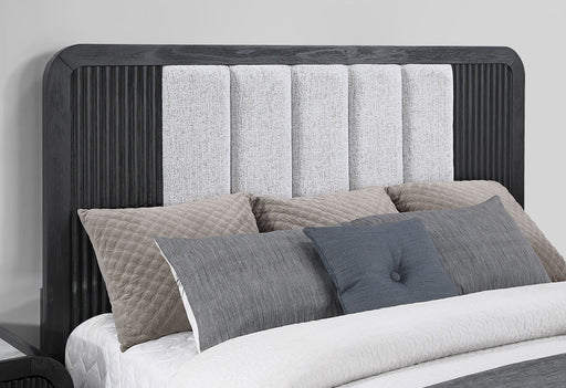 Beckett - Queen Upholstered Bed - Black - alternate view 2