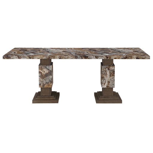 D12DT - Dining Table - Brown