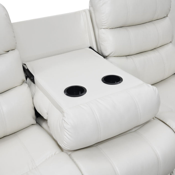 U157 - Motion LED Sofa - White - alternate view 4