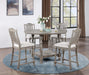 D114 - Round Counter Height Table - Gray - alternate view 2