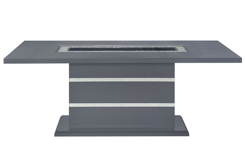 Monaco - 5 Piece Dining Room Set (Dining Table And Four Dining Chairs) - Dark Gray - alternate view 3