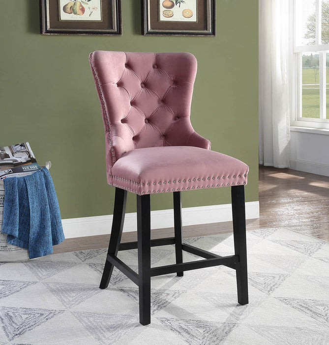 D2081 - Velvet Counter Chair (Set of 2) - alternate view 4
