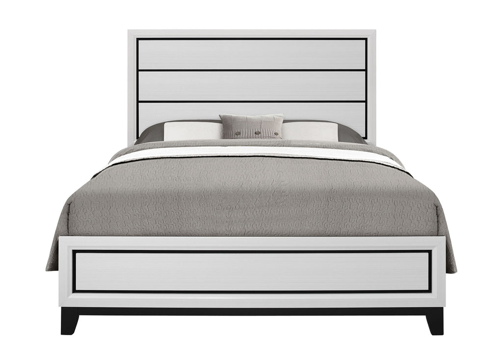 Kate - 5 Piece Queen Bedroom Set - White - alternate view 3