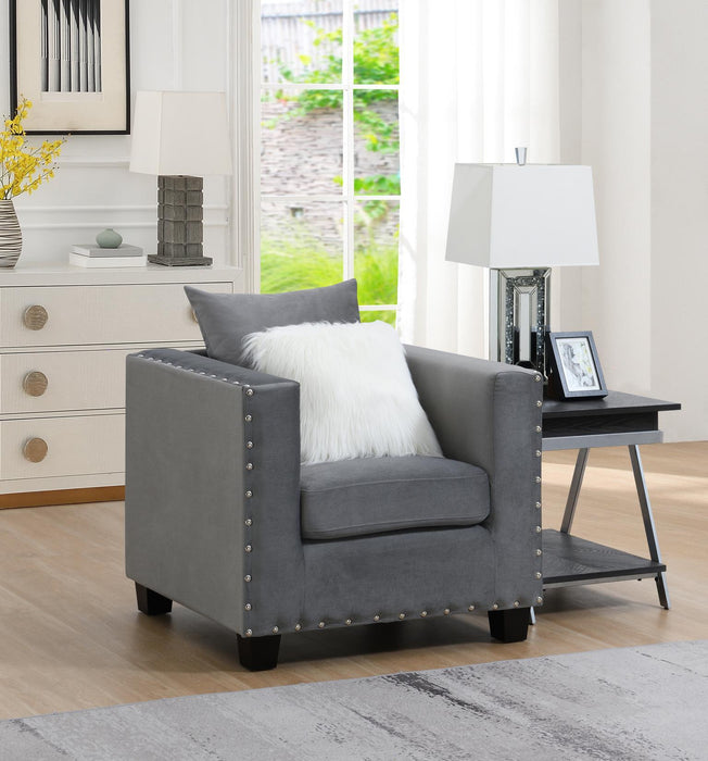 U513 - Sofa - Shimmer Silver - alternate view 4