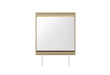 Genesis - Mirror With LED - Gold