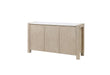 D1321 - Buffet With Real Marble Top - Natural / White - alternate view 4