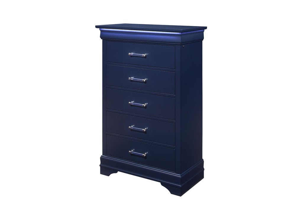 Charlie - Chest With LED - Blue - alternate view 2