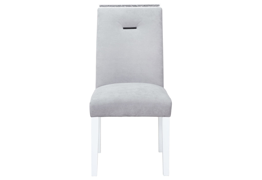 Monaco - 7 Piece Dining Room Set (Dining Table And 6 Dining Chairs) - White - alternate view 2