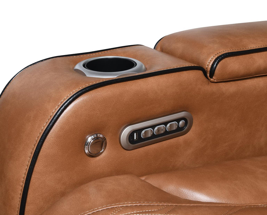 U72 - Power Reclining Chair - Brown - alternate view 4