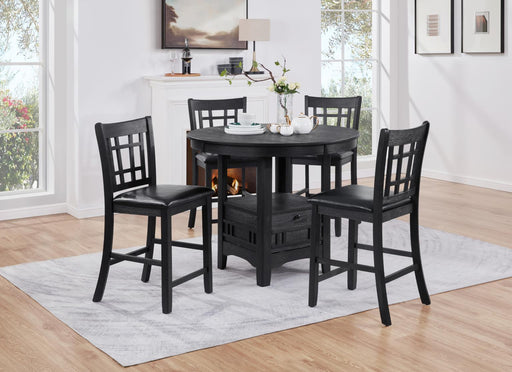 D151 - Counter Height Chairs (Set of 2) - Black - alternate view 2