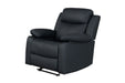 U6026 - Glider Recliner With LED - Black - alternate view 3