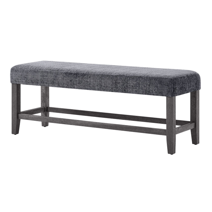 D8030DT - Dining Table Bench - Black / Brown - alternate view 2