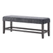 D8030DT - Dining Table Bench - Black / Brown - alternate view 2
