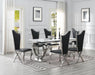 G-082-T-WHITE - Marble Dining Table - White - alternate view 4