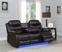 U155 - Motion LED Sofa - Brown