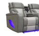 U58 - Power 3 Piece Sectional With Bluetooth Speaker And Wireless Charger - Gray - alternate view 3