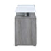 Zoro - 76" Entertainment Unit With Bluetooth Speaker - Dark Brown / White - alternate view 3