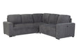 U2660 - Sectional Without Chaise And Without Pull Out Sofa Bed - Gray - alternate view 2