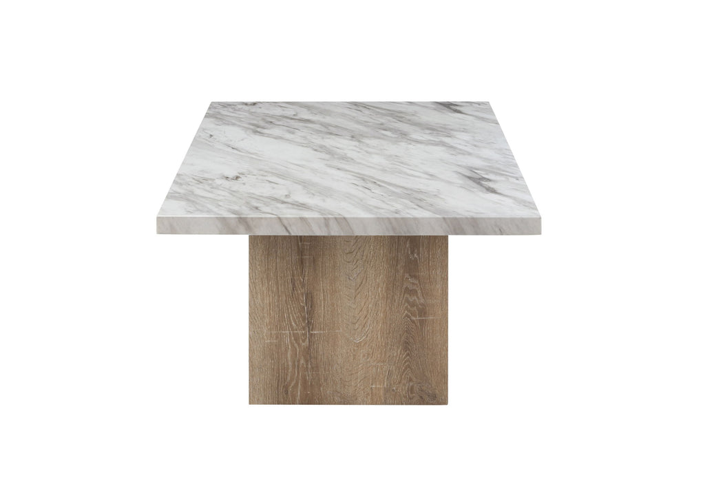 T02 - Coffee Table - Natural / White - alternate view 3