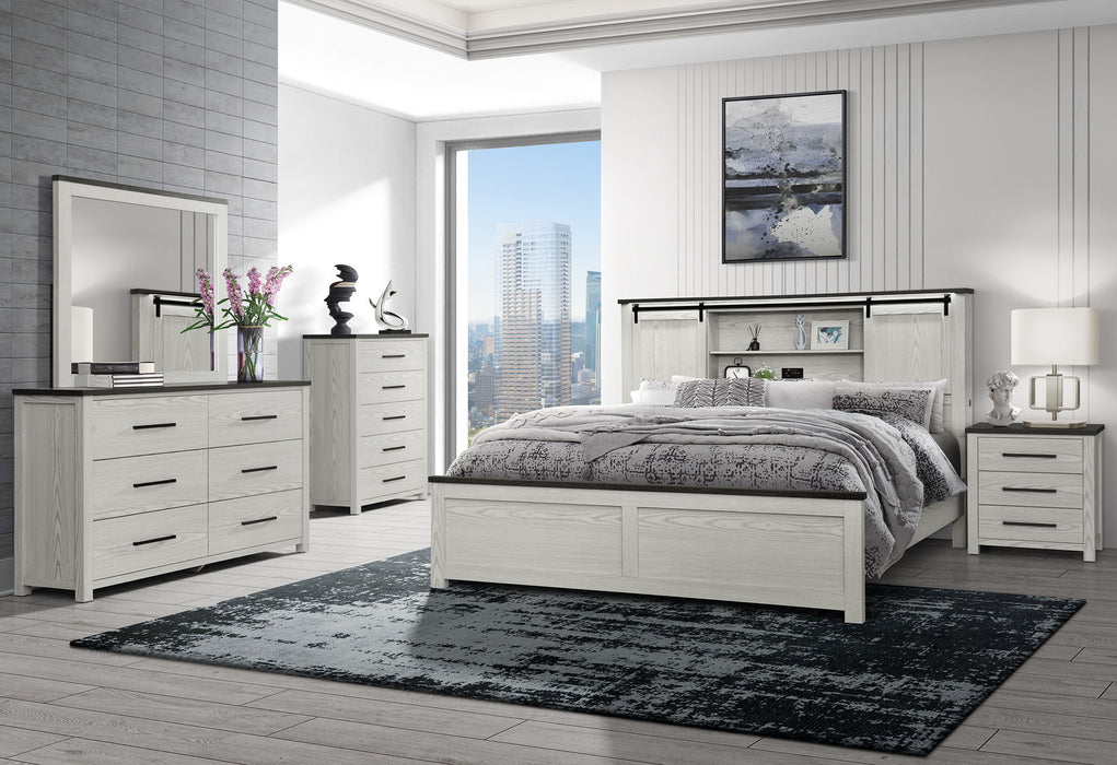 Ava - Queen Storage Bed - Beige - alternate view 4