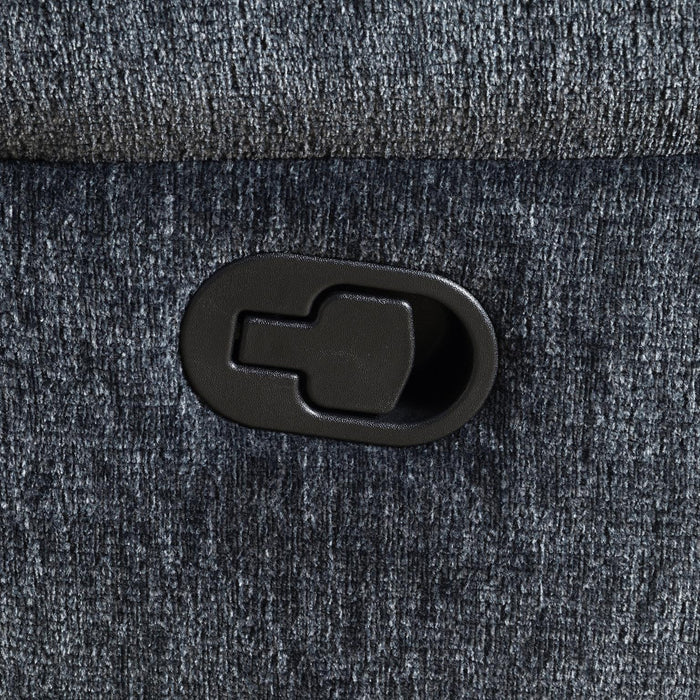 U179 - Motion Sofa With Drop Down Table - Charcoal Gray - alternate view 4